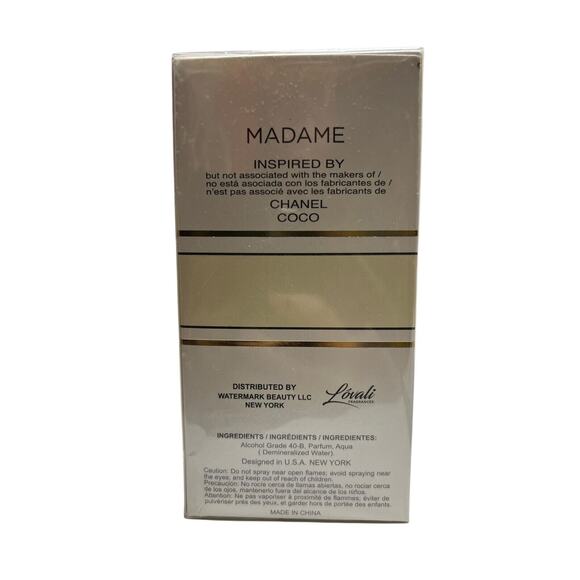 Lovali Fragrances Madame Spray Perfume 3.4 FL OZ 100ML New Sealed - Picture 2 of 2